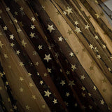 Cute v neck tulle long prom dress with stars evening gown HZ1023