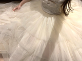 White Sparkly Sweet Cute Elegant Midi/Short Tulle Sequin Homecoming Dress Evening Dress Birthday Party Dress Prom Dress Prom Dress HZ1023