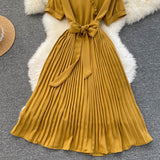 Cute V Neck Chiffon Short Dress Fashion Dress HZ1023