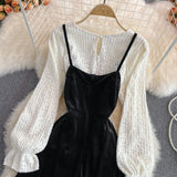 Lovely Two-Piece Dress A Line Fashion Dress HZ1023