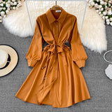 Cute A Line Shirt Dress Fashion Girl Dress HZ1023