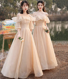 Cute tulle sequins long prom dress A line evening dress HZ1023