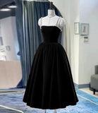 Cute velvet pearl short A line prom dress homecoming dress HZ1023