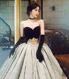 Amazing satin long ball gown dress formal dress HZ1023