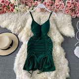 Sexy V Neck Short Dress Fashion Dress HZ1023