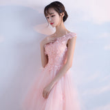 Cute tulle lace short prom dress hoco dress HZ1023