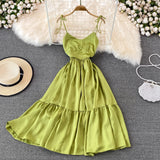 Cute V Neck Short Dress Fashion Dress HZ1023