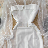 Sexy Long Sleeve Short Dress Fashion Dress HZ1023