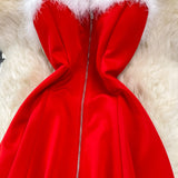 Cute A Line Christmas Dress HZ1023