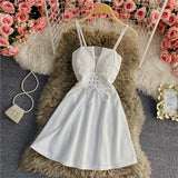 A Line Lace Up Dress Fashion Dress HZ1023