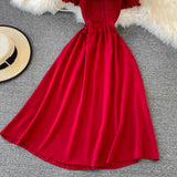 Cute A Line Off Shoulder Dress Short Dress HZ1023