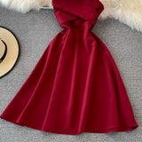 Cute V Neck Short Dress A Line Fashion Dress HZ1023
