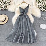 High end celebrity performance host banquet high waist slim dress HZ1023