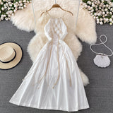 White A Line Backless Short Dress Fashion Dress HZ1023