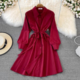 Cute A Line Shirt Dress Fashion Girl Dress HZ1023
