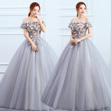 2025 New Female Color Yarn Studio Bridal Banquet Presided Evening Dress Solo Performance Dress 68HZ