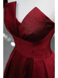 Beautiful Charming Red Fashion Simple Elegant Long Satin Floor Length Ball Gown Evening Gown Prom Dress HZ1023