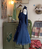 Blue Sparkly Sweet Elegant Short Chiffon Tulle Homecoming Dresses Evening Dresses Birthday Party Dresses Prom Dresses Prom Dresses HZ1023