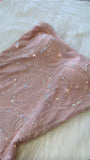 Pink Gorgeous Fashion Elegant Exquisite Beaded Long Satin Ball Gown Evening Dress Party Dress HZ1023
