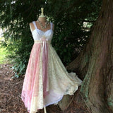 White Pink Yellow Gradient Elegant Delicate Lace Long/Short Chiffon Homecoming Dress Prom Dress Evening Dress Birthday Party Dress Prom Dress HZ1023