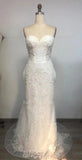 White Prom dress wedding reception dress lace evening dress HZ1023