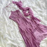 Pink Purple Fashion Elegant Exquisite Beaded Strapless Long Chiffon Ball Gown Evening Gown Party Dress HZ1023