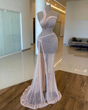 Pink Luxury Sequin Long Ball Gown Evening Dress HZ1023