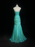 Green Gorgeous Shiny Elegant Long Tulle Mermaid Slim Fit Sequin Ball Gown Evening Gown Party Dress Prom Gown HZ1023