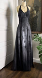 Black and gray low-key gorgeous exquisite beading elegant long Tulle prom dress evening dress prom dress HZ1023