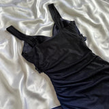 Dark blue shiny elegant exquisite beaded long chiffon prom dress, evening dress, party dress, graduation dress HZ1023