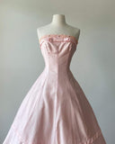 Pink Cute Elegant Fashion Exquisite Lace Midi Satin Homecoming Dress Prom Dress Evening Dress Party Dress HZ1023