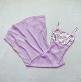 Pink Sweet Spaghetti Strap Chiffon Embroidery Applique Long satin prom dress Ball Gown Evening Dress Wedding Guest Party Dress Bridesmaid Dress HZ1023