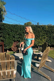 Yellow/blue fashionable simple mermaid strapless long satin Ball gown, prom dress, evening dress, party dress HZ1023