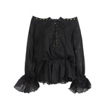 Sexy Babes Collar Solid Color High-Sensing Rope Short Dress 2025 New Loose Waist Dress Women's Summer 68HZ