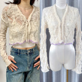 /2024 Early Autumn New Design Purple Knitted V-Neck Sweater Cardigan 68HZ