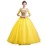 Color Yarn 2025 New Student Vocal Host Performance Solo Art Exam Costumes Peng Peng Peng Skirt Long Evening Dress Woman 68HZ