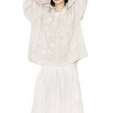 / Lazy Wind Hooked Knitted Sweater Gentle Round Collar Collar Blouse 2024 Autumn And Winter New 68HZ