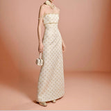 / Wedding Dress High-End Light Luxury Niche Slings Engagement Skirt Temperament Geist Elegant Thin Dress 68HZ