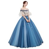 The New Solo Performance Costume Women's Studio Color Yarn Noble And Elegant Shoulder Annual Meeting Art Exam Evening Dress Chorus Host 68HZ