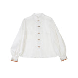 Original Goldfish Fireworks Chinese Wind Improvement Han Elements Women's Blouse Vest Skirt 8888 68HZ