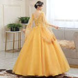 Colored Dress Wedding Annual Host Performance Student Vocal Solo Art Exam Costume Puffy Skirt Long Evening Dress Woman 68HZ