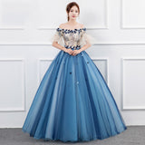 The New Solo Performance Costume Women's Studio Color Yarn Noble And Elegant Shoulder Annual Meeting Art Exam Evening Dress Chorus Host 68HZ