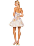 French Retro [Singhua Land] Holiday Wind Sling Skirt Print Sexy 2025 Folded Dress New Female New 68HZ