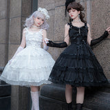 Romantic Party Jsk Suspension Dress Everyday Cute Lolita Sweet Dress 6755 68HZ