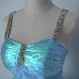 Fairy Evening Dress Blue At The Fugitive Princess Birthday Party Voice Art Test For Adult Mermaid Puff Dress Dress 68HZ
