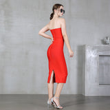 New Solid Temperament Palette With Bra Strap Dress Sexy Diamond Party Dress Dress 68HZ