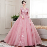 Color Yarn Wedding Dress Student Art Dress Stage Solo Fluffy Skirt Annual Meeting Presided Over The Evening Dress Long Performance Dress Woman 68HZ