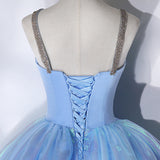 Fairy Evening Dress Blue At The Fugitive Princess Birthday Party Voice Art Test For Adult Mermaid Puff Dress Dress 68HZ