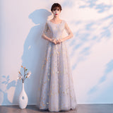 Big Choir Evening Dress Women 2025 New Summer Adult Performance Dress Recitation Host Conductor Dress 68HZ