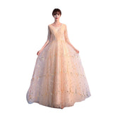 Big Choir Evening Dress Women 2025 New Summer Adult Performance Dress Recitation Host Conductor Dress 68HZ